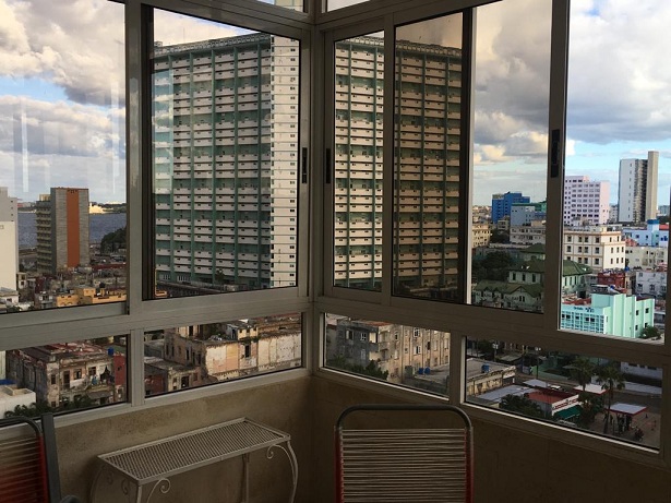 'View from Balcony' Casas particulares are an alternative to hotels in Cuba.